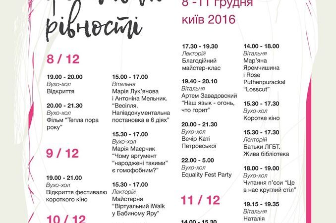 В Киеве открылся Фестиваль Равенства — «Правый сектор» пообещал не мешать