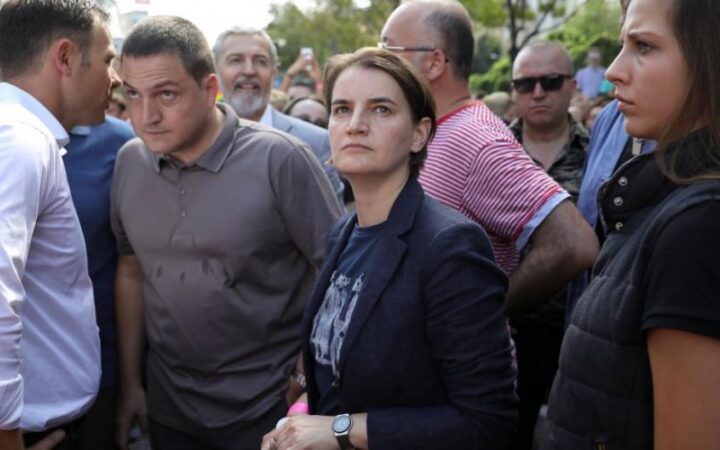 В Сербии премьер впервые приняла участие в прайде