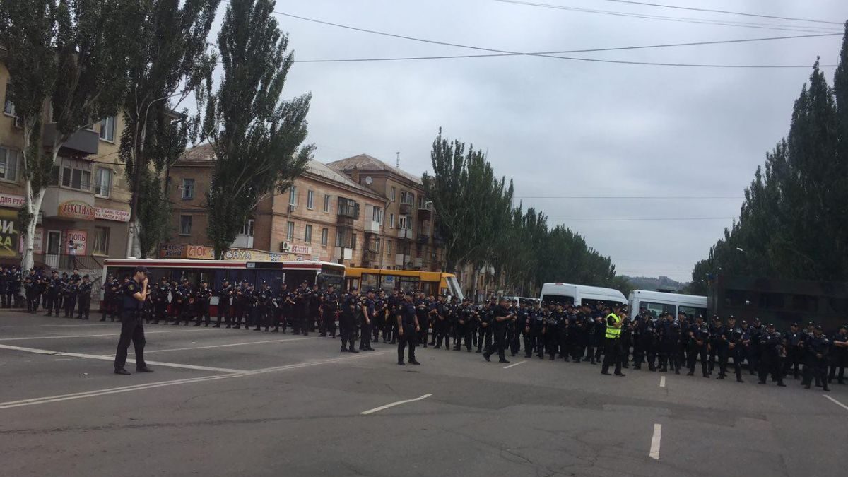 В Кривом Роге ЛГБТ-сообщество охраняли 1000 правоохранителей
