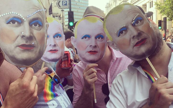 Портрет Игоря Шуневича – министра МВД Беларуси «поучаствовал» в лондонском ЛГБТ-параде