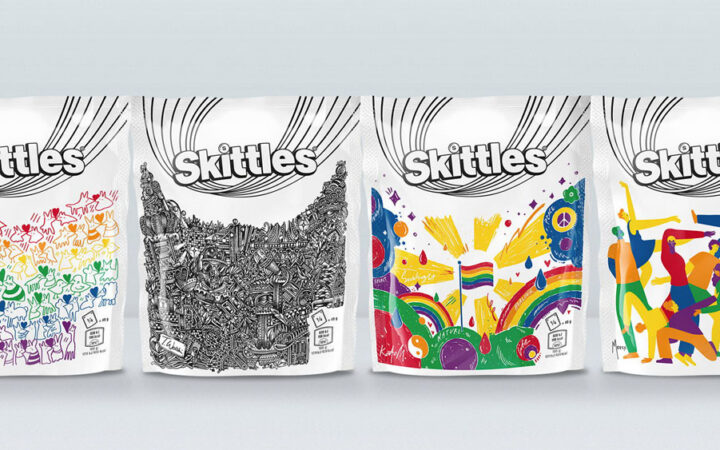 Skittles поднимает радужный флаг