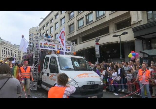 100 тысяч активистов на прайде в Брюсселе