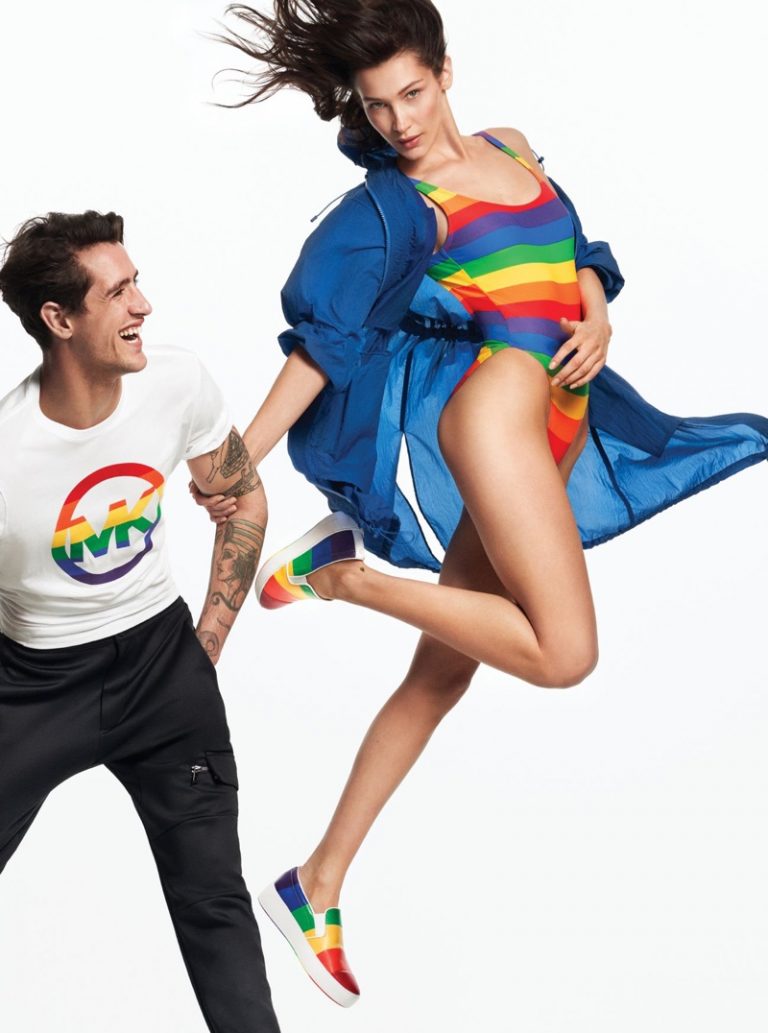 Белла Хадид поддерживает ЛГБТ-сообщество в кампейне Michael Cors Pride Collection