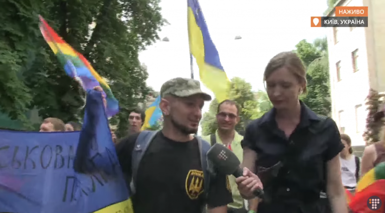 Более 30 ЛГБТ-военных вышли на Марш Равенства