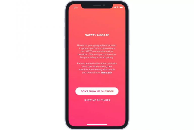 Tinder будет предупреждать туристов, в каких странах опасно искать однополый секс