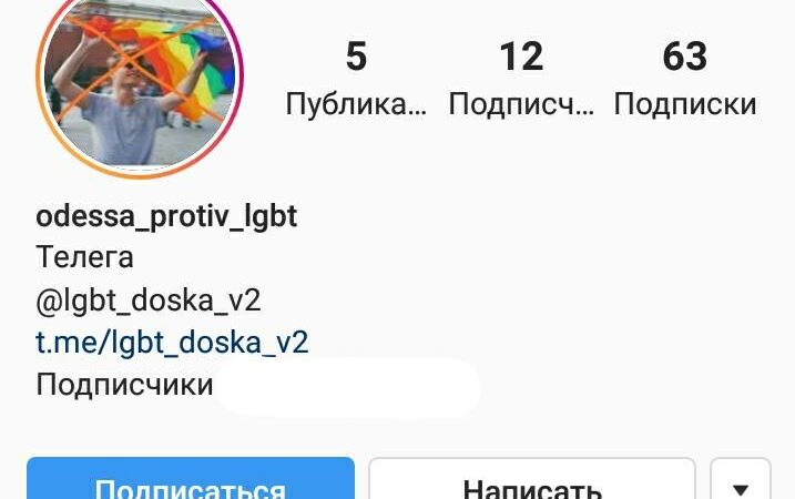 В Одессе произошел очередной инцидент по утечке личной информации представителей сообщества ЛГБТ.