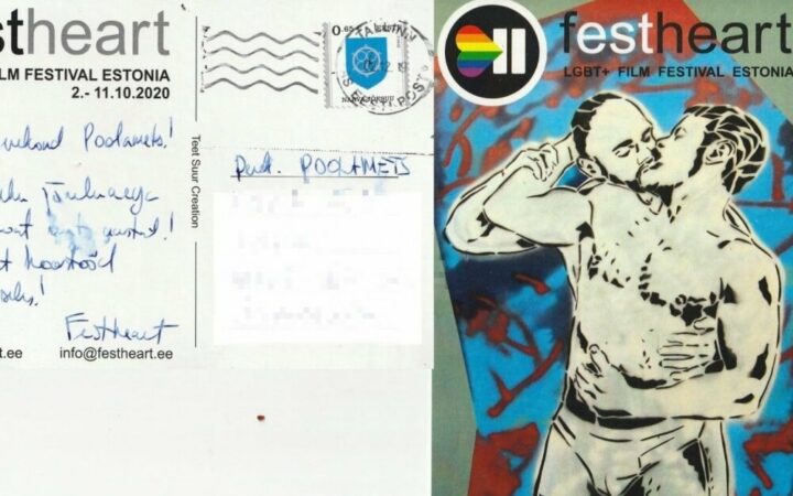 “Извращенцы потеряли всякое чувство меры!” Организатор ЛГБТ-кинофестиваля в Эстонии прислал членам EKRE открытку с целующимися мужчинами