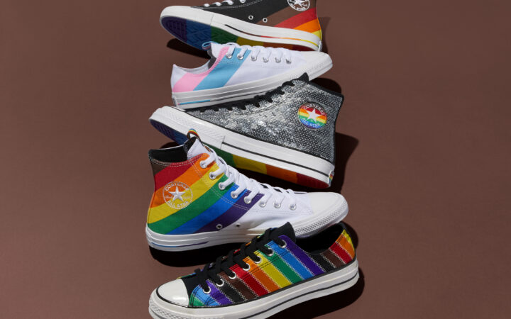 Бренды состязаются ЛГБТ-флагами. Converse и Nike представили прайд-коллекции