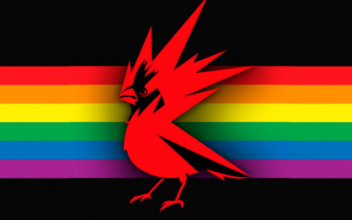 Польская студия CD Projekt RED поддержала ЛГБТ-сообщество и перекрасила аватарку в радужный цвет