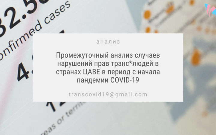 Промежуточный анализ случаев нарушений прав транс*людей в странах ЦАВЕ в период с начала пандемии COVID-19
