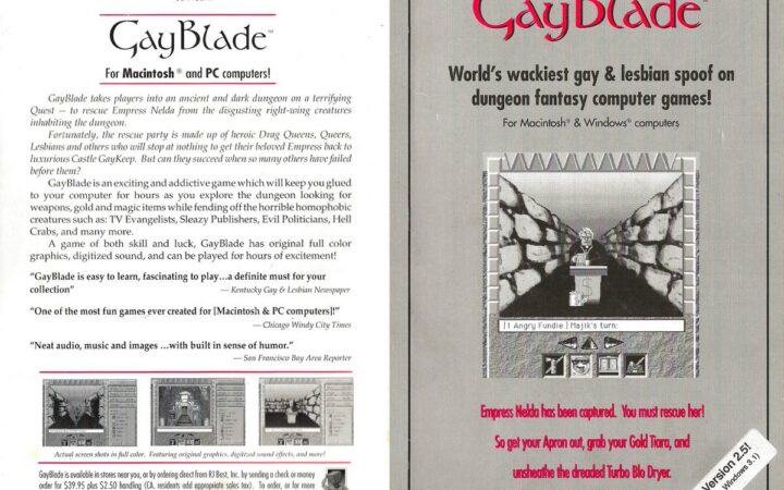Провокационная ролевая игра GayBlade появилась в сети
