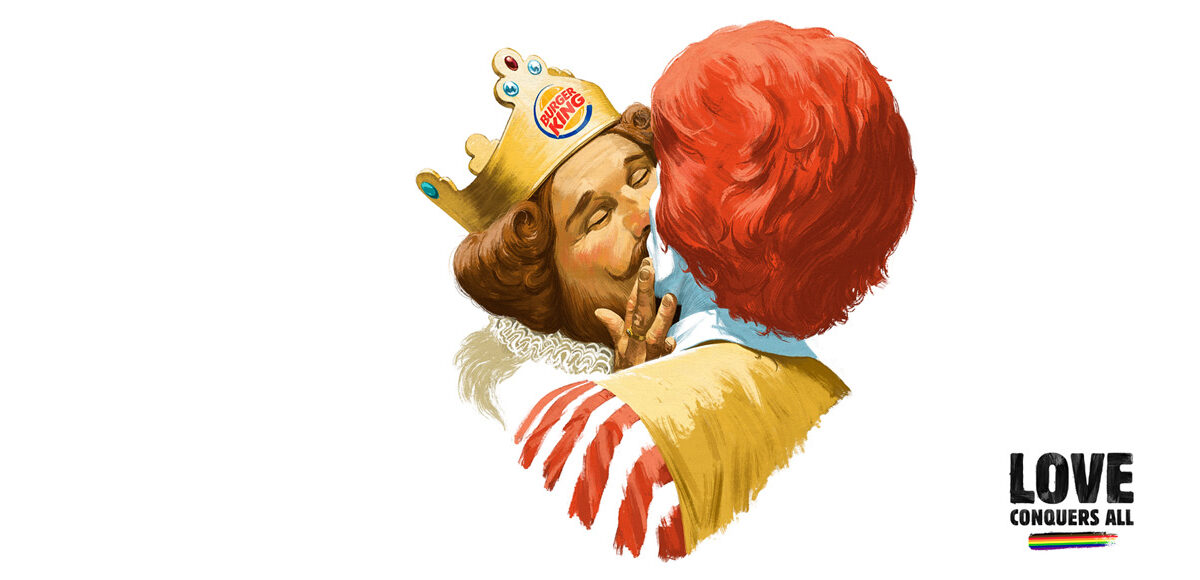 Burger King заявил о своей любви к McDonald’s в честь ЛГБТ-недели в Финляндии