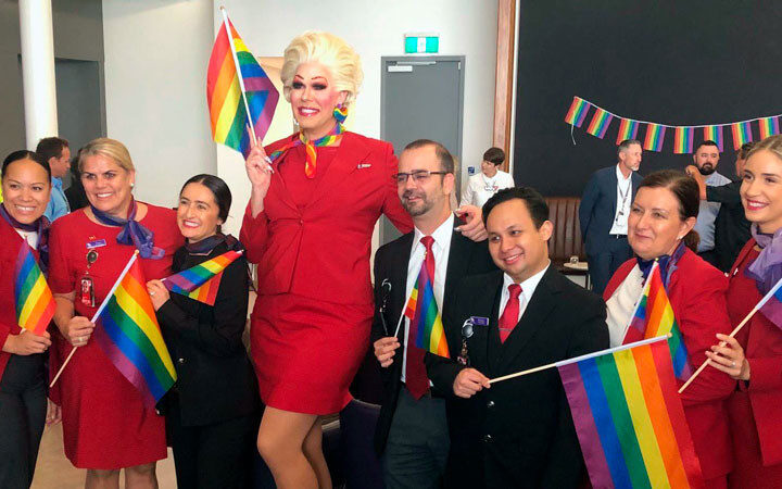 Авиакомпания Virgin Australia запускает Прайд-рейс из Брисбена в Сидней
