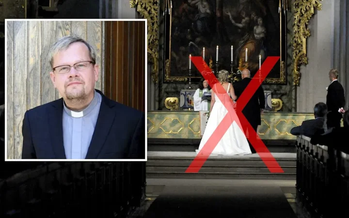 Шведский ЛГБТ-священник в знак протеста отказался венчать разнополые пары