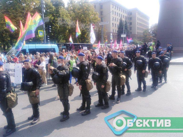 Безопасность “ХарьковПрайда” охраняли 1250 силовиков и 40 единиц спецтехники
