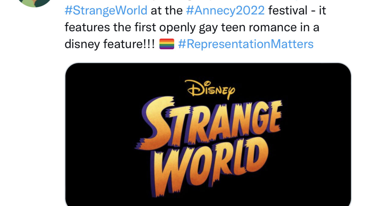 Disney представив мультфільм, де вперше зображені ЛГБТ- стосунки