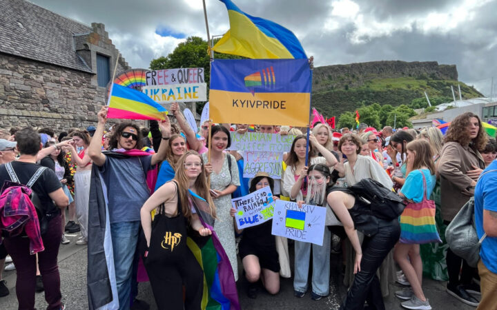 В Едінбурзі та Валенсії Прайдом пройшли українські колони КиївПрайд