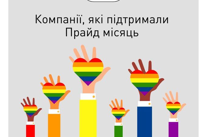 Компанії, які підтримали Прайд місяць. Оновлюється