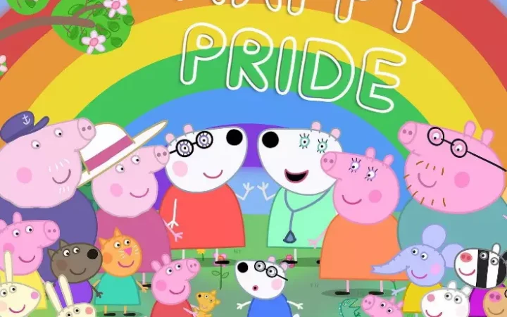 У коментарях до посту Peppa Pig в Instagram вибухнула хвиля мови ворожнечі, через підтримку прайд місяця