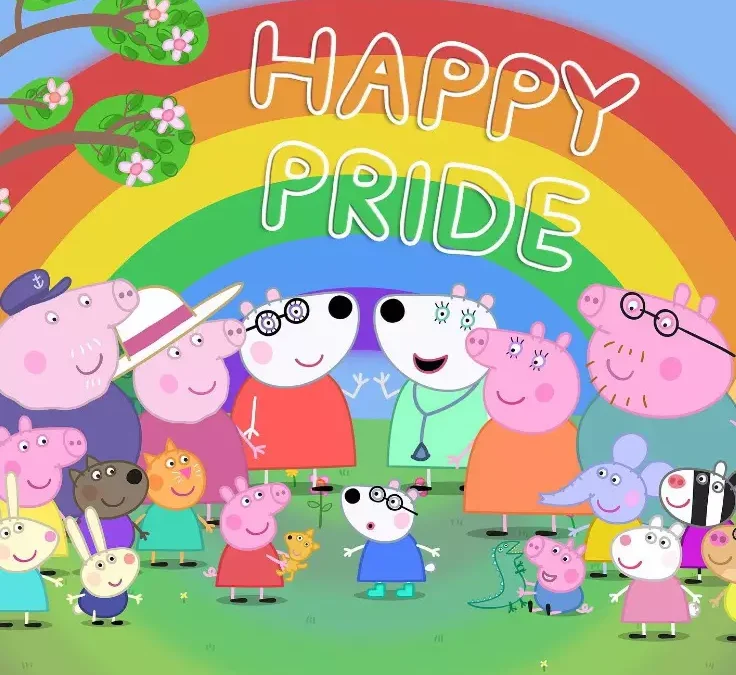 У коментарях до посту Peppa Pig в Instagram вибухнула хвиля мови ворожнечі, через підтримку прайд місяця