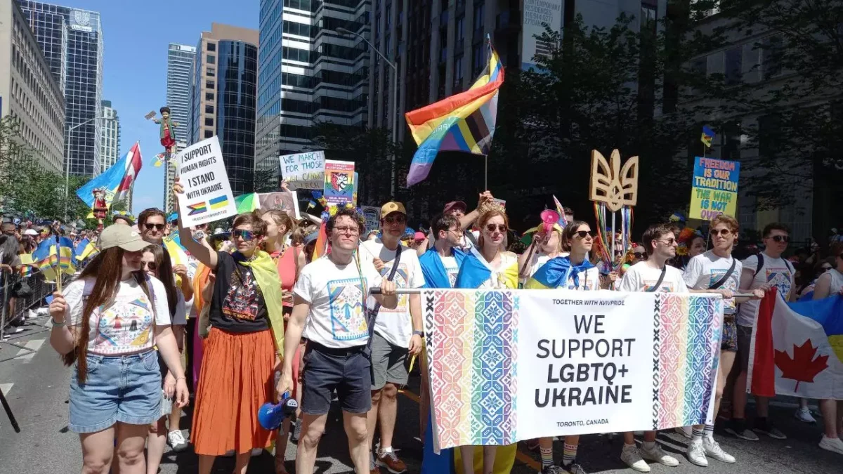 Українська колона КиївПрайд на TorontoPride-2023