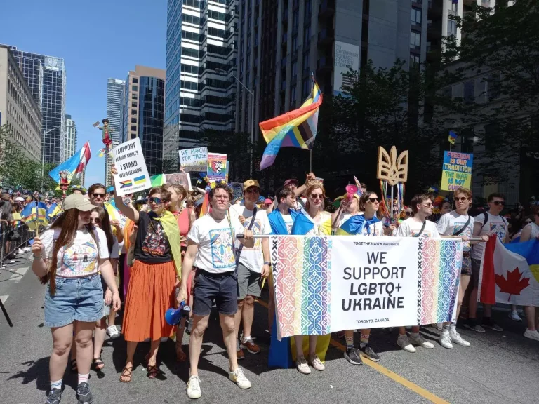 Українська колона КиївПрайд на TorontoPride-2023