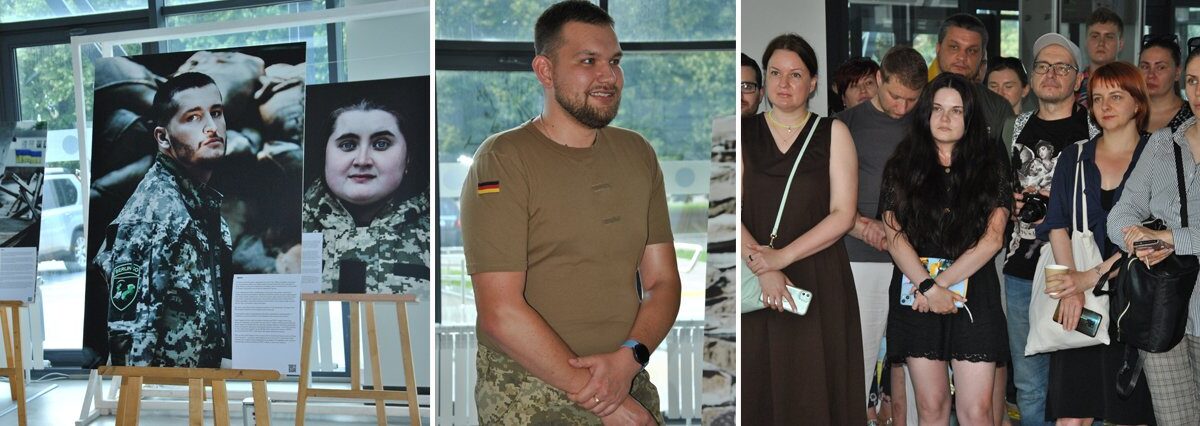 “Ця виставка – це не просто картинки. Це можливість дати право голосу!” – у Полтаві відкрили фотовиставку, присвячену ЛГБТІК+ людям, які воюють за Україну