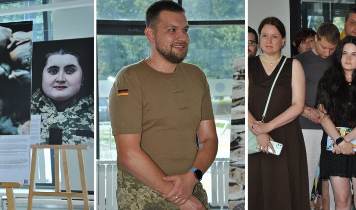 “Ця виставка – це не просто картинки. Це можливість дати право голосу!” – у Полтаві відкрили фотовиставку, присвячену ЛГБТІК+ людям, які воюють за Україну