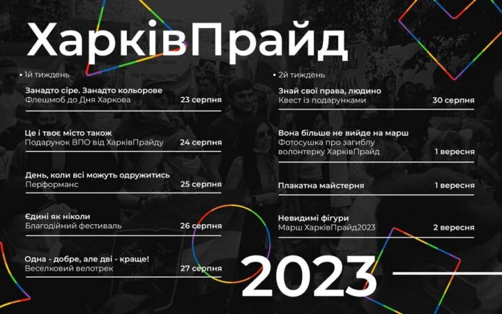 Програма ХарківПрайд 2023