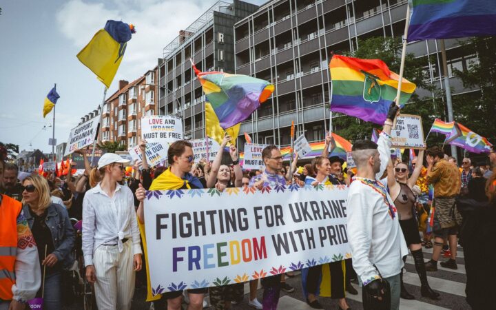 Українська колона на Копенгаген Прайді