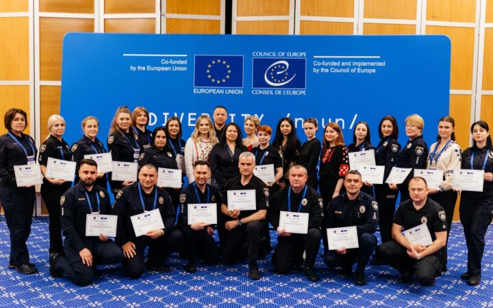 Представники Національної поліції України пройшли навчання з протидії злочинам на ґрунті ненависті та сприяння рівності за підтримки Ради Європи