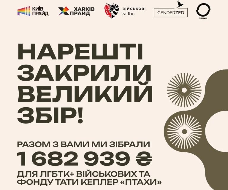 КиївПрайд закрили збір на 1.6 мільйона гривень