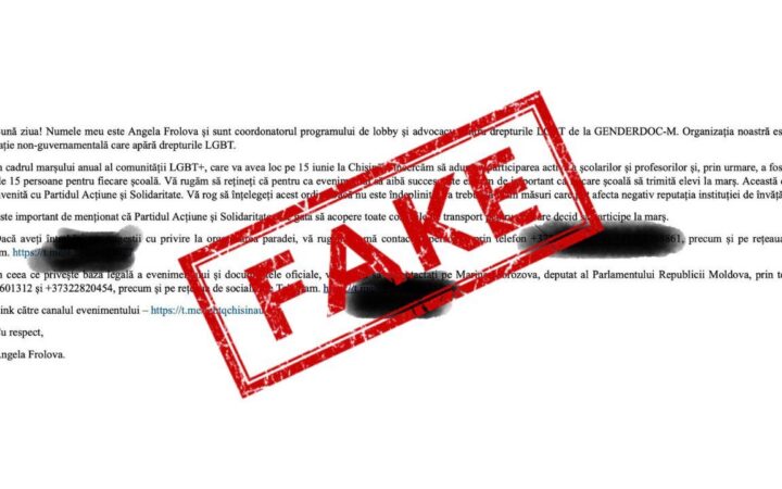 Учні стали об’єктом фейків про Moldova Pride. Влада та Genderdoc-M спростовують
