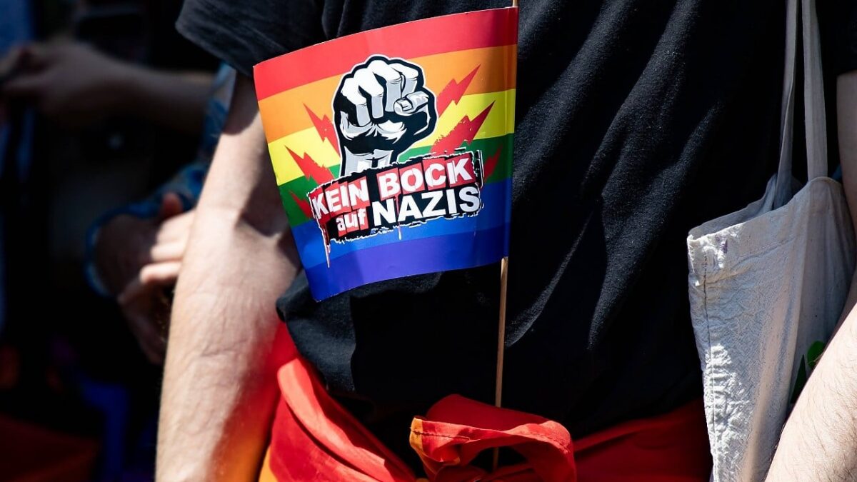 Неонацистська демонстрація проти Берлінського Прайду