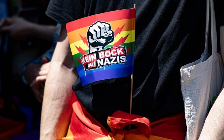 Неонацистська демонстрація проти Берлінського Прайду