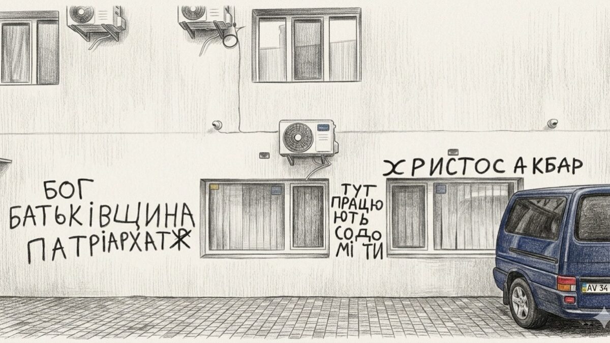В Івано-Франківську знову атакували ЛГБТІК+ простір: вандали залишили гомофобні написи