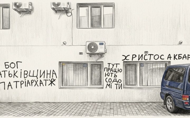 В Івано-Франківську знову атакували ЛГБТІК+ простір: вандали залишили гомофобні написи