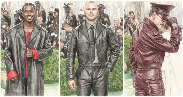 Люк Еванс, Ніколас Голт та інші принесли образ «leather daddy» на Met Gala 2026