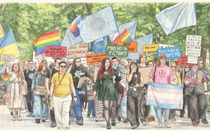 В Одесі вперше за час великої війни відбулася прайд-хода – і одразу на тлі протестів