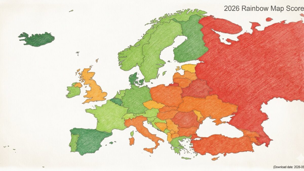 Rainbow Map 2026: Україна втратила позицію в рейтингу прав ЛГБТІК+ людей, поки Європа продовжує змінюватися