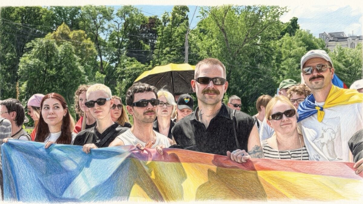 Володимир Завадюк вийшов на КиївПрайд разом із бойфрендом та закликав до більшої видимості ЛГБТК+ людей