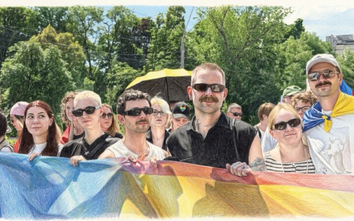 Володимир Завадюк вийшов на КиївПрайд разом із бойфрендом та закликав до більшої видимості ЛГБТК+ людей