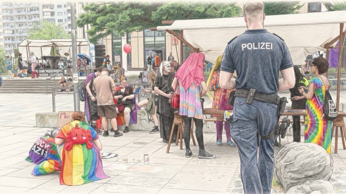 Під час Marzahn Pride у Берліні затримали праворадикалів: марш пройшов під гаслом «Видимість — це спротив»