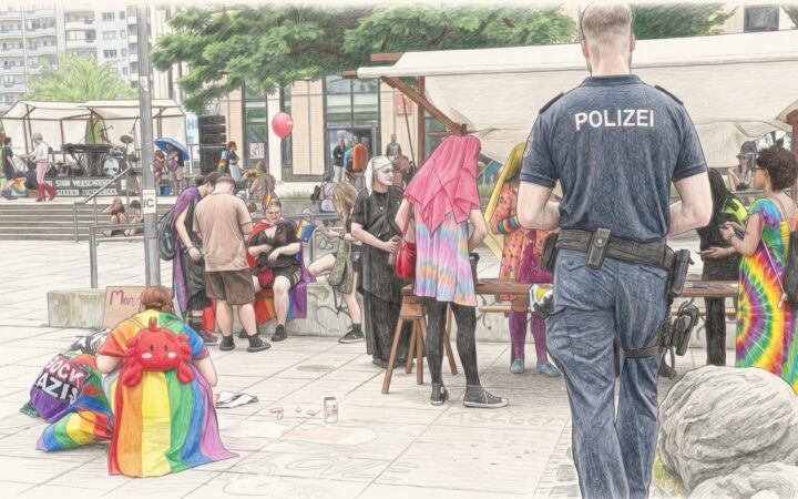 Під час Marzahn Pride у Берліні затримали праворадикалів: марш пройшов під гаслом «Видимість — це спротив»
