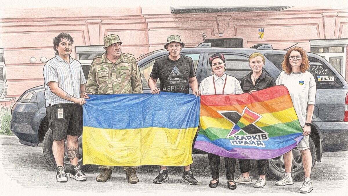 ХарківПрайд передав автівку військовим 23 ОРБ