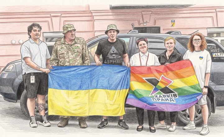 ХарківПрайд передав автівку військовим 23 ОРБ