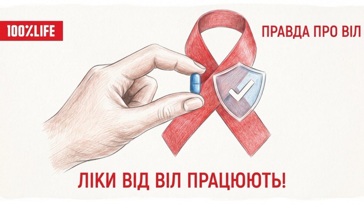 ВІЛ сьогодні – це не вирок: 100% LIFE нагадує, як лікування змінює життя