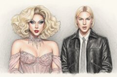 MÉLOVIN приміряв дрег-образ із корсетною сукнею, білявою перукою та яскравим макіяжем